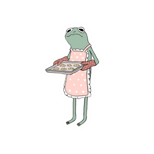 BAKING MOM FROG STICKER