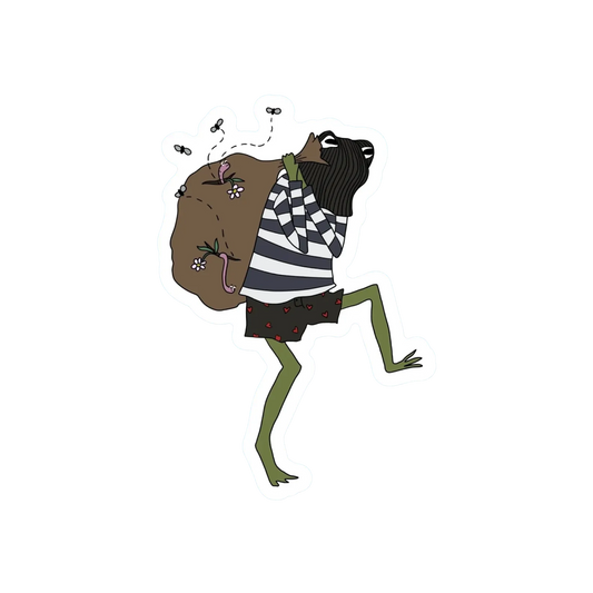 BANDIT FROG STICKER