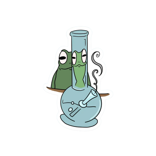 BONG FROG STICKER