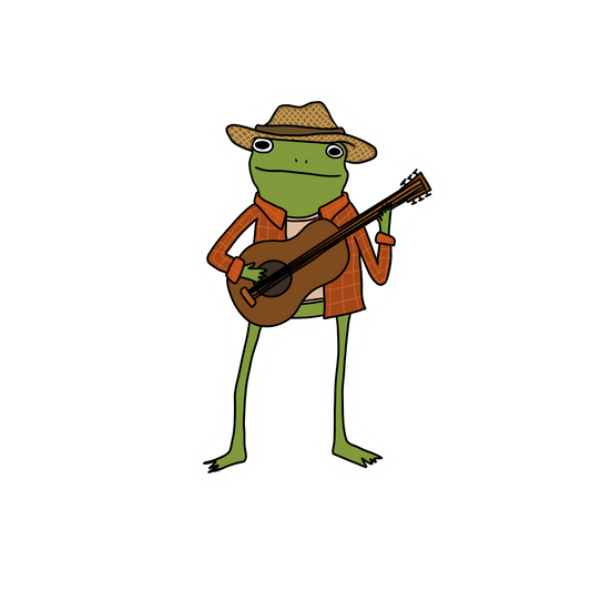 CHILL GUITAR PLAYING FROG
