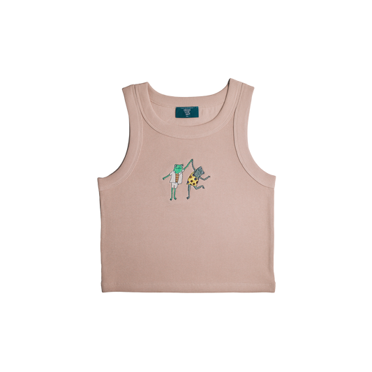 DANCING COUPLE FROGS TANK