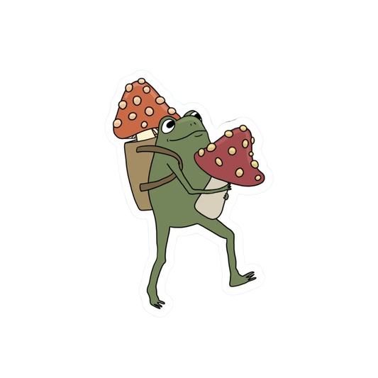 FORAGING FROG STICKER