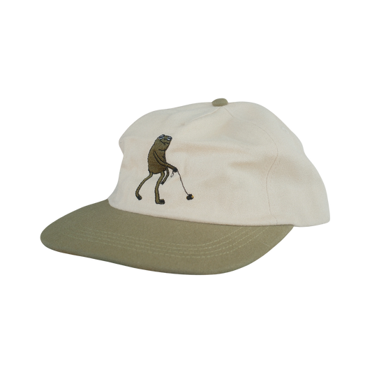 FROG WALKIN' A BEE HAT