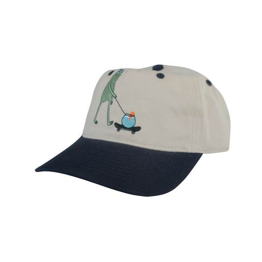 FROG WALKIN' A FISH HAT