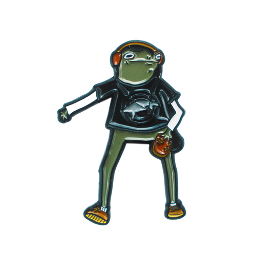 GRAYWHALE WALKMAN FROG PIN