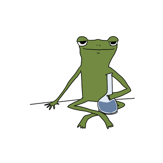 HIGH BONG FROG STICKER