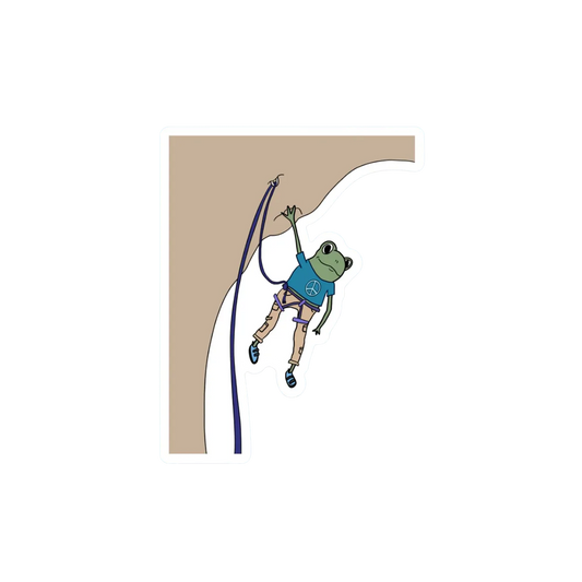 LEAD CLIMBER FROG STICKER