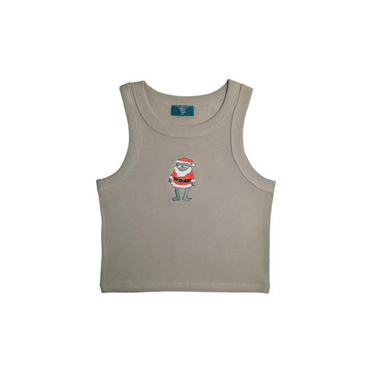 NO PANTS SANTA FROG TANK