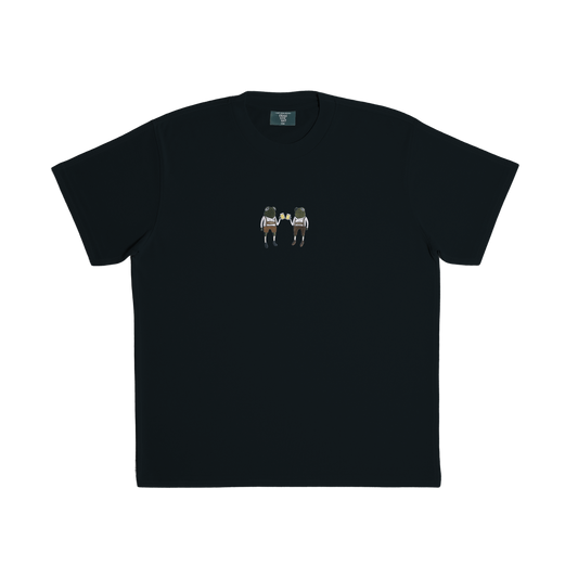 OKTOBERFEST FROGS TEE - BLACK