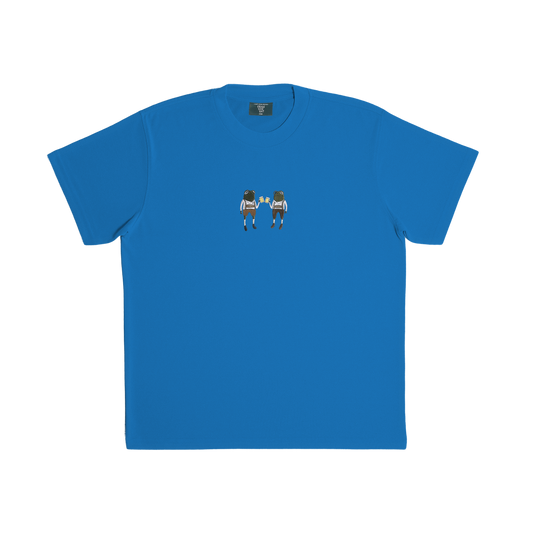 OKTOBERFEST FROGS TEE - BLUE