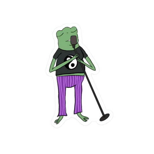 SINGIN FROG STICKER