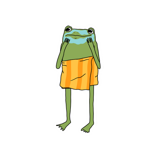 SKINCARE FROG STICKER