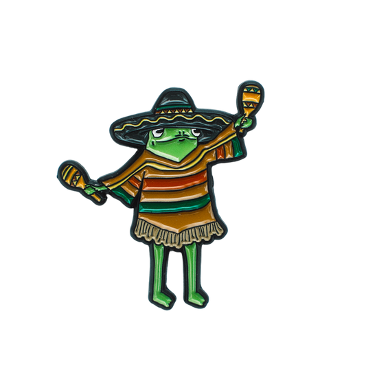 SOMBRERO FROG PIN