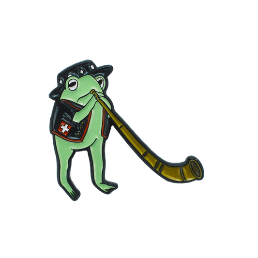 SWISS FROG PIN