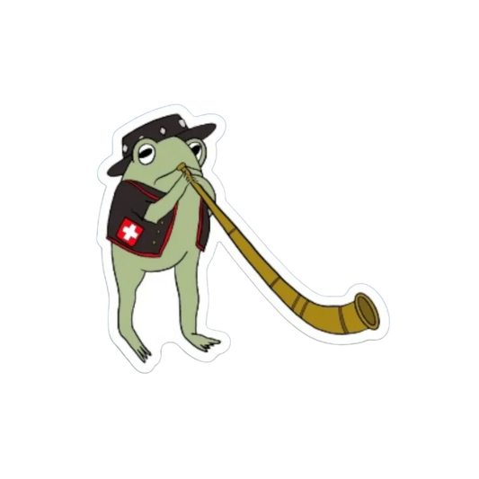 SWISS FROG STICKER