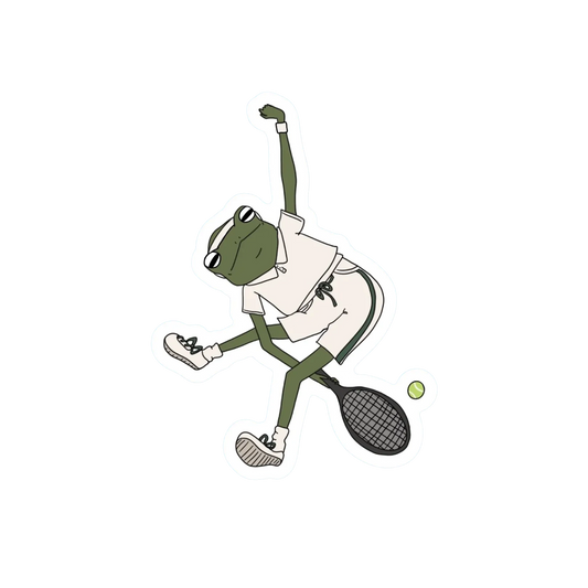 TENNIS FROG STICKER