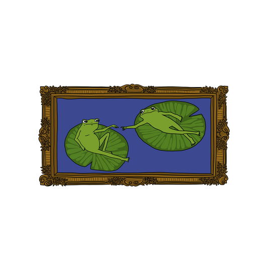 THE CREATION OF FROG STICKER