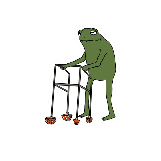 WALKER FROG STICKER