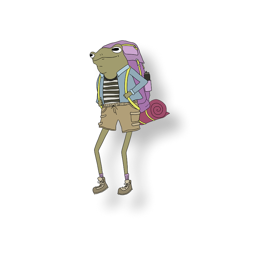 backpacking frog