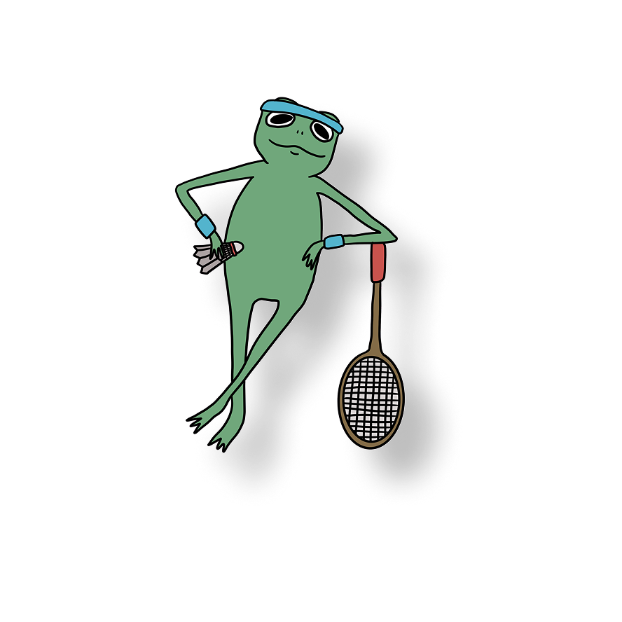 badminton frog