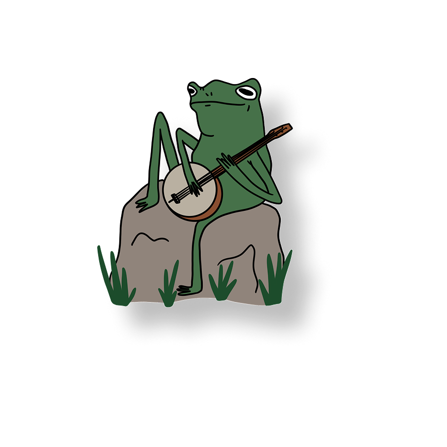 banjo playin frog