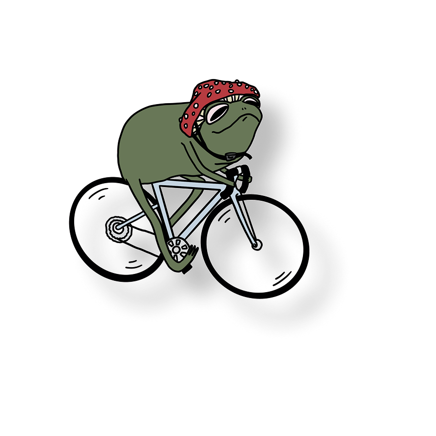 bike ridin frog
