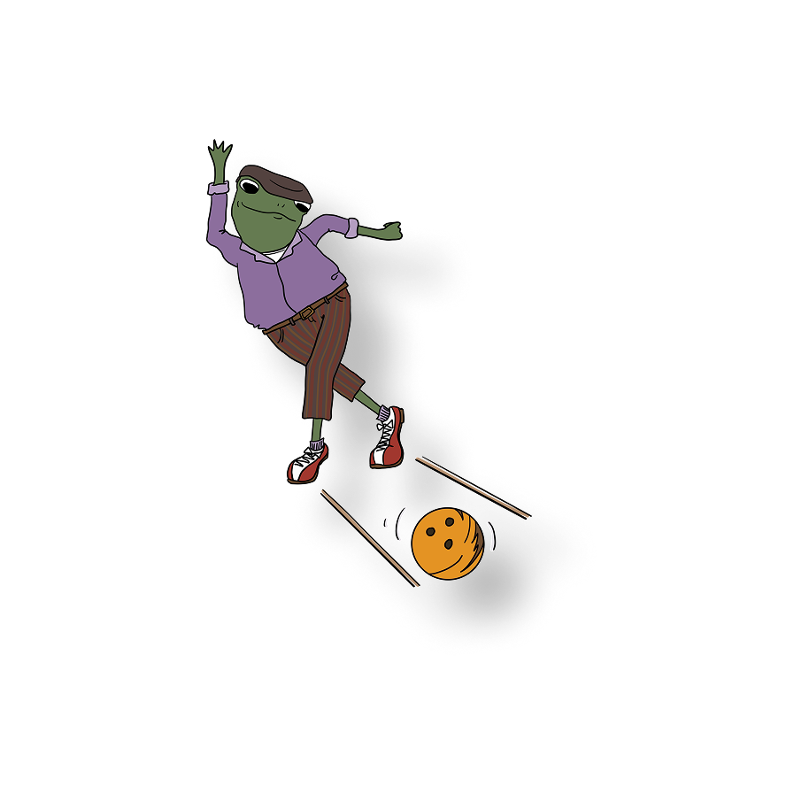 bowling frog