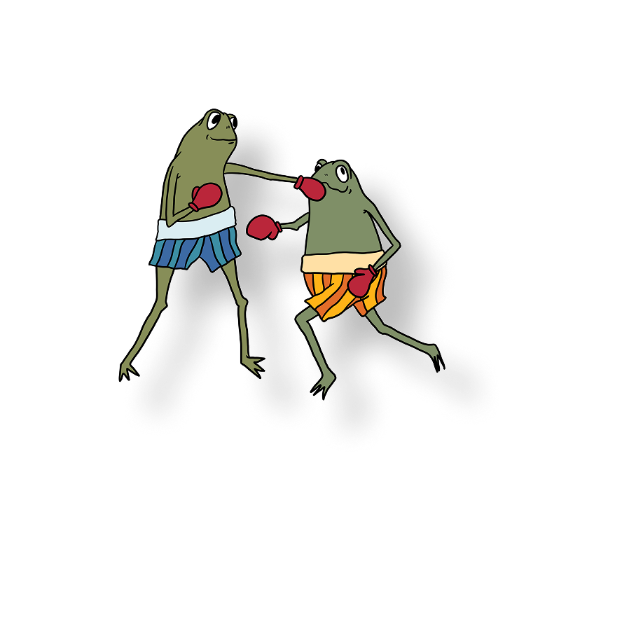 boxing frogs