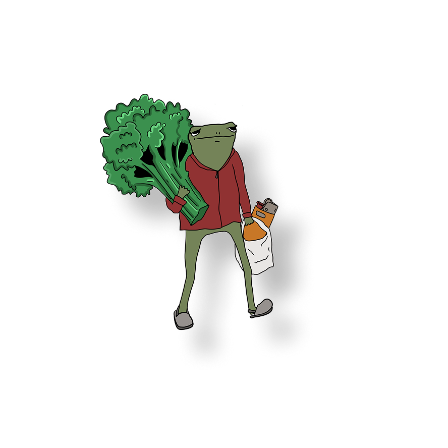 broccoli frog
