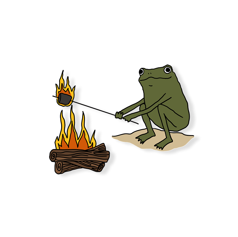 burnin mallows frog