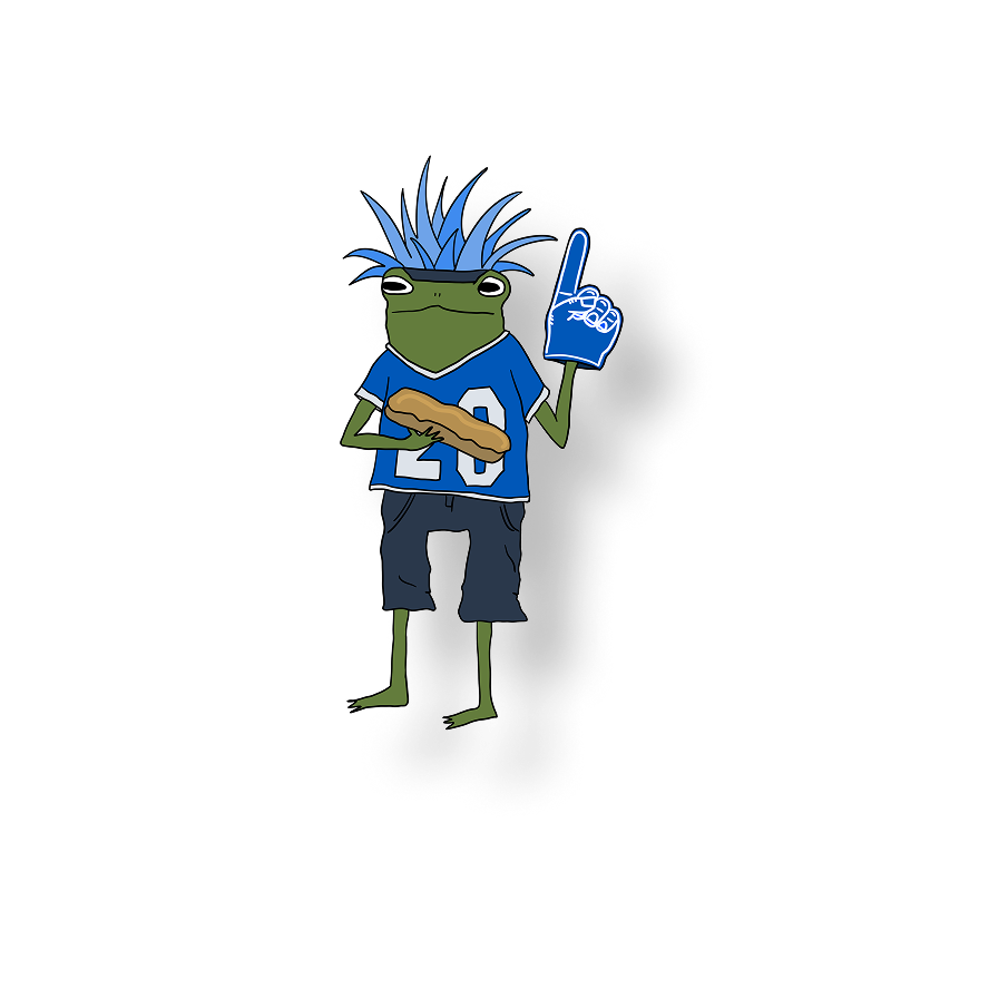byu fan frog