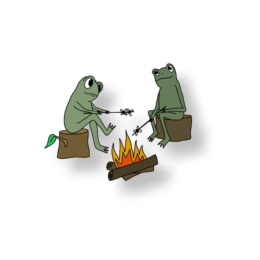 campfire frogs