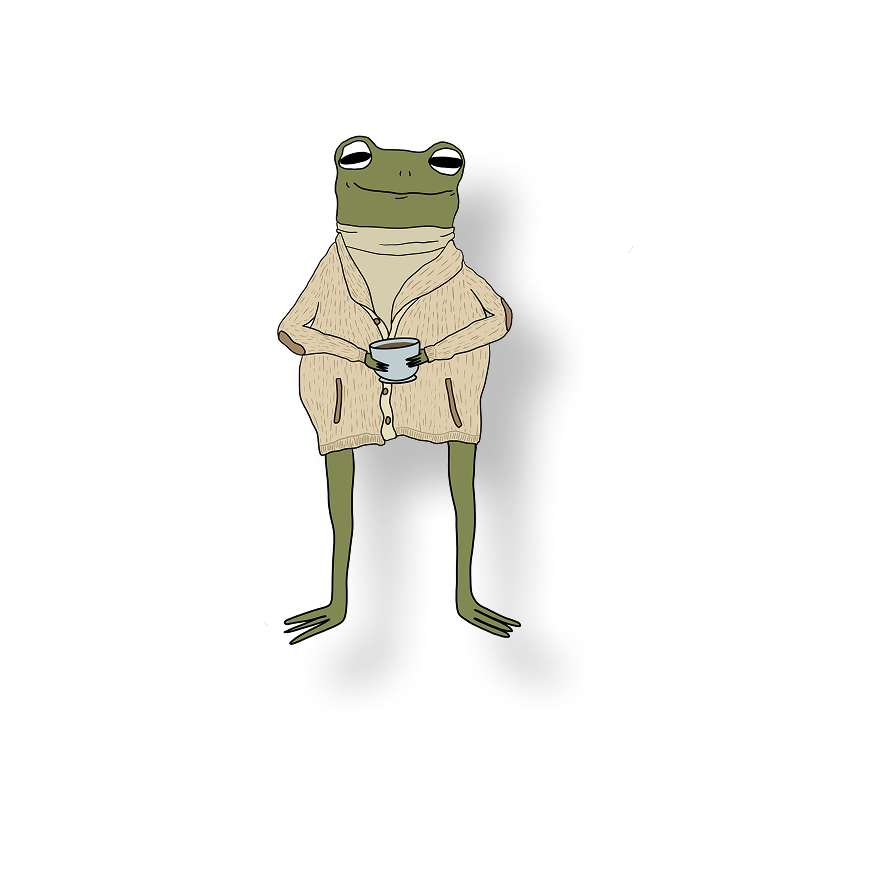 coffee mama frog
