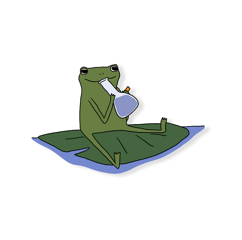 cute bong frog