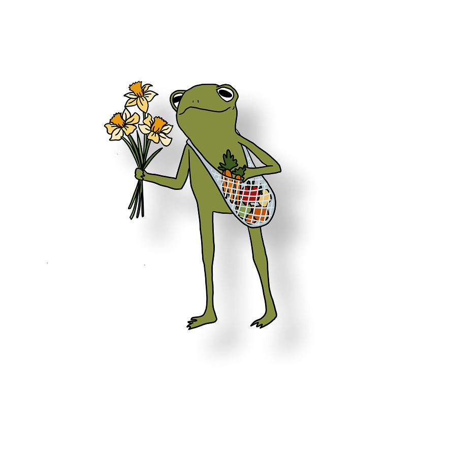 farmers market frog