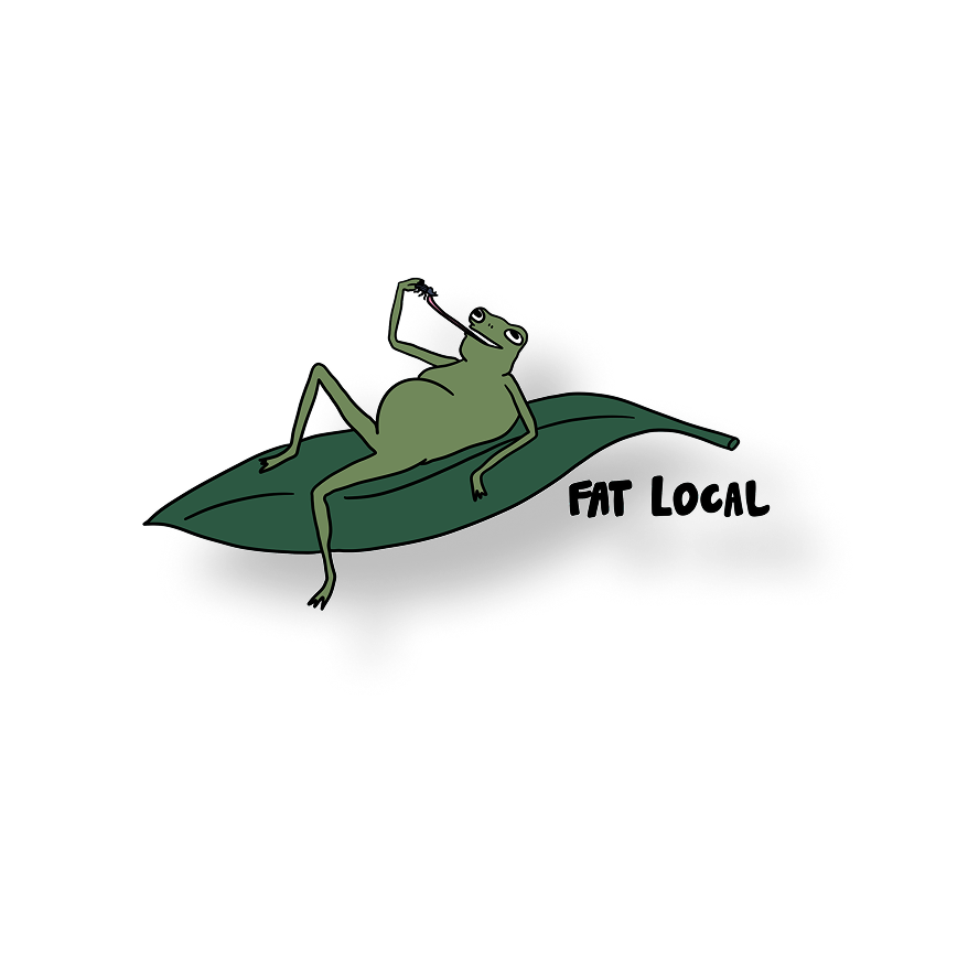 fat local frog