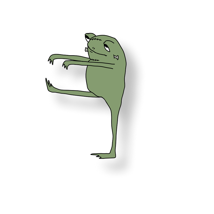 frankenstein frog