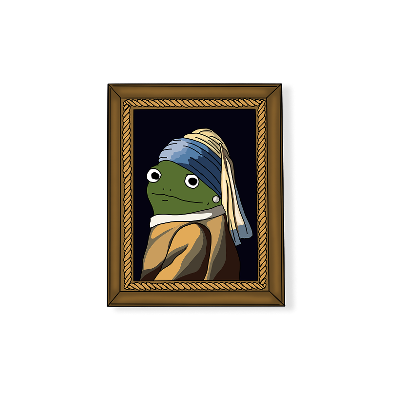 frog with the pearl earring
