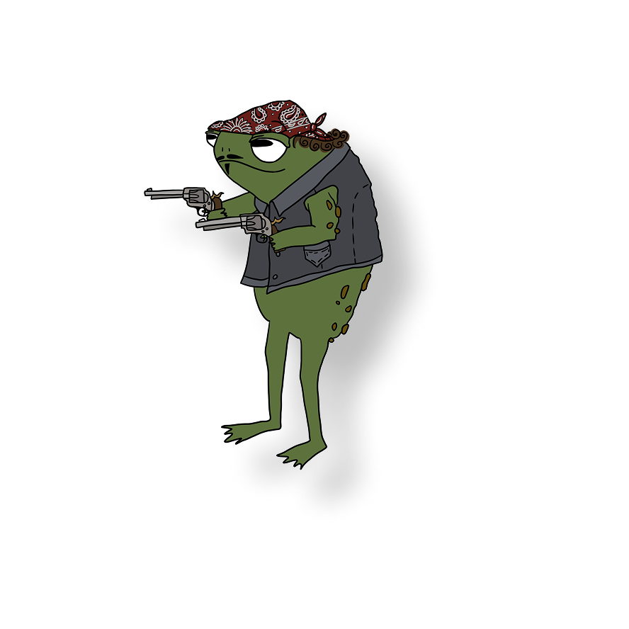 gangster frog