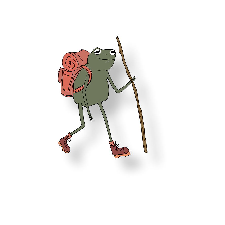 hiker frog