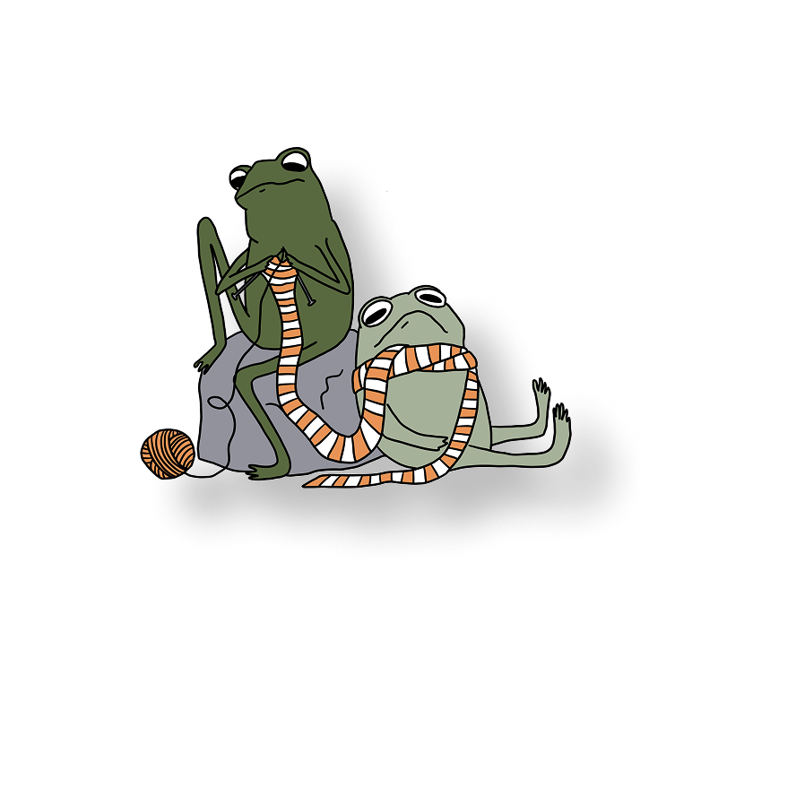 knitting frogs
