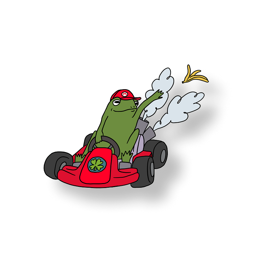 mario kart frog