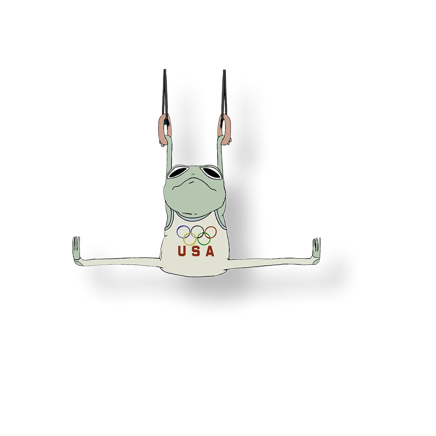 olympic rings frog