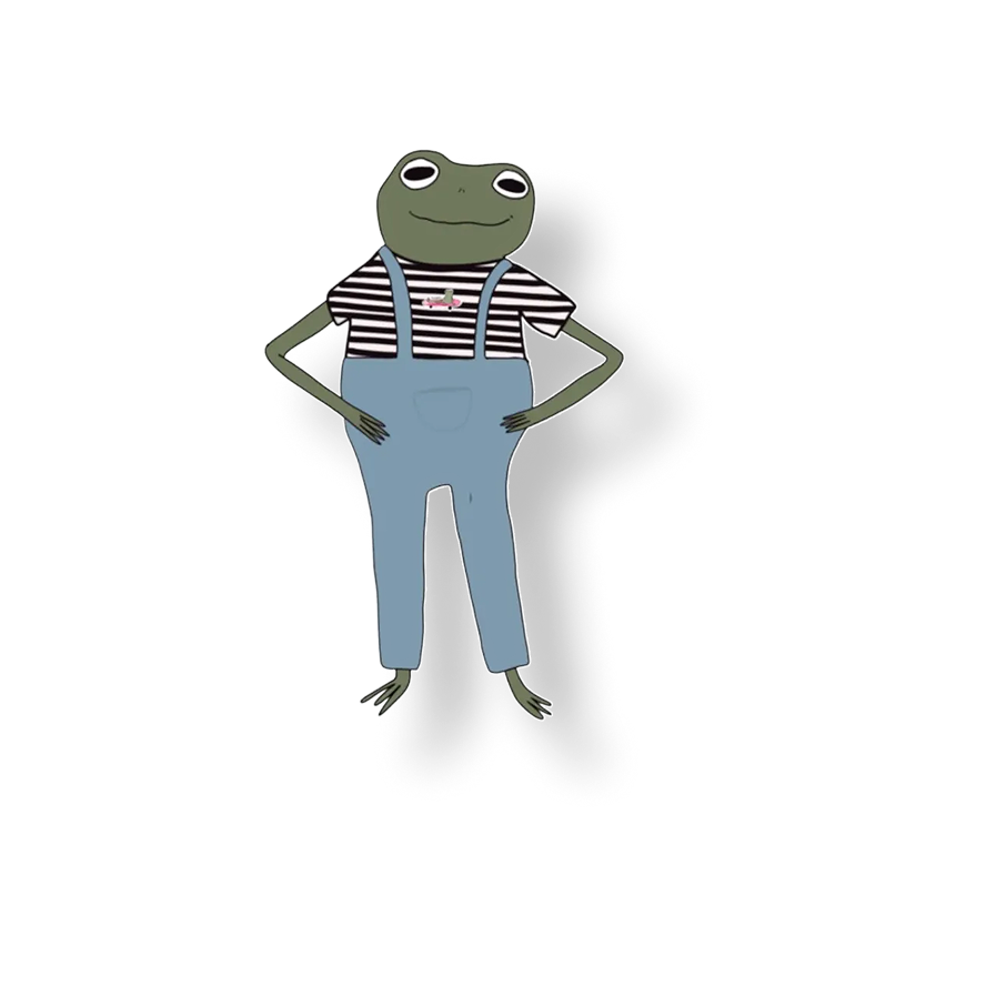 overalls frog