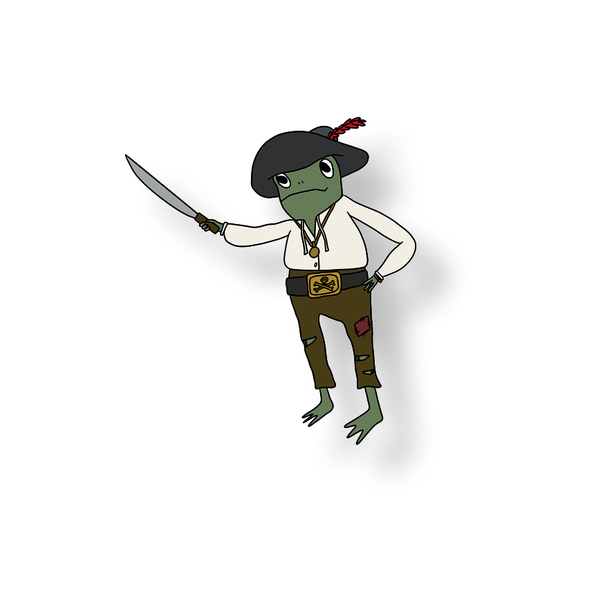 pirate frog