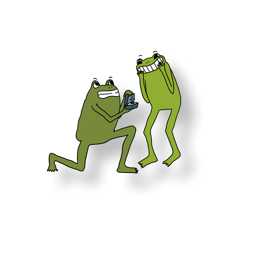 proposing frogs
