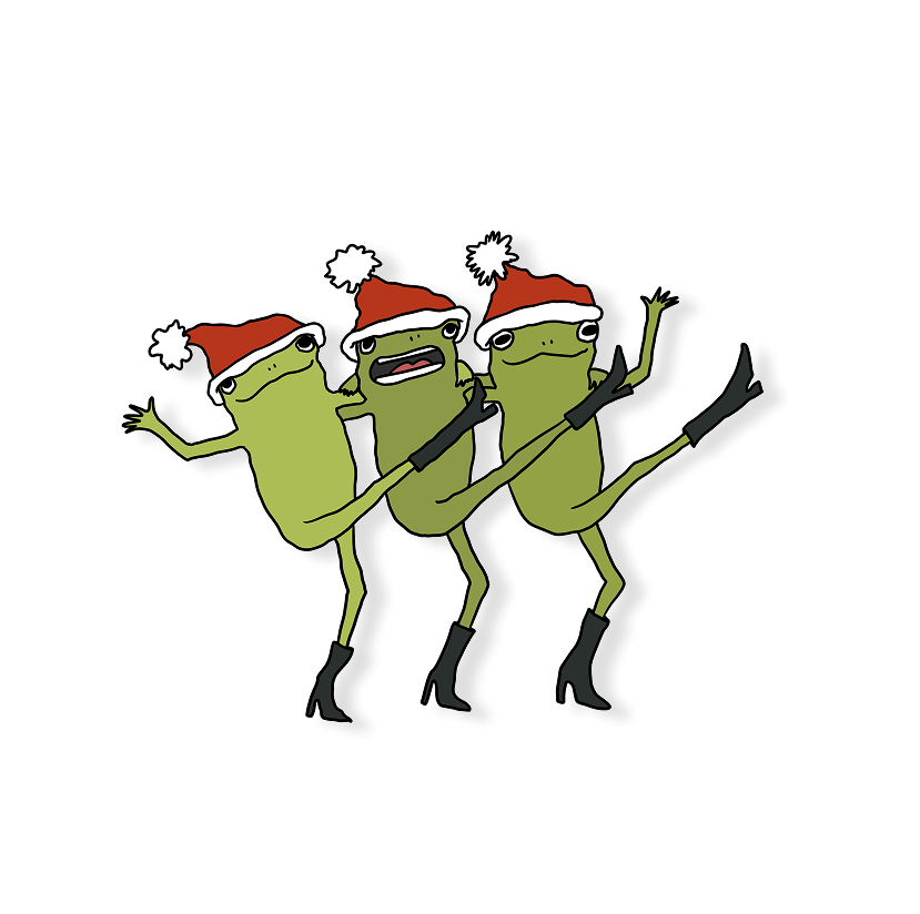 santa clueless frogs