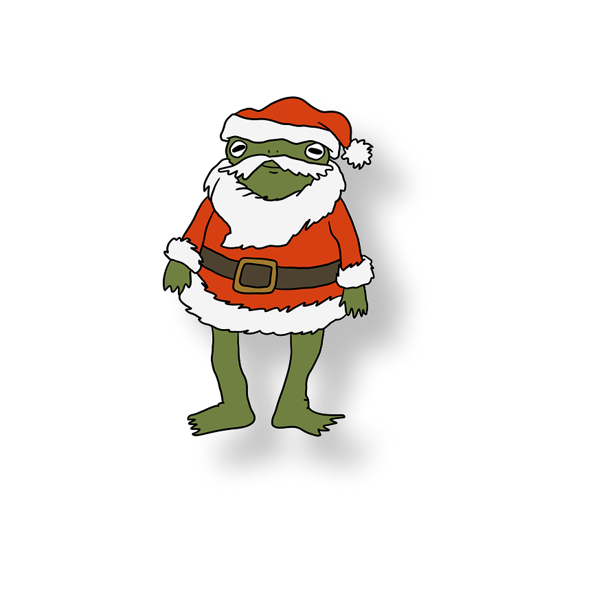 santa frog