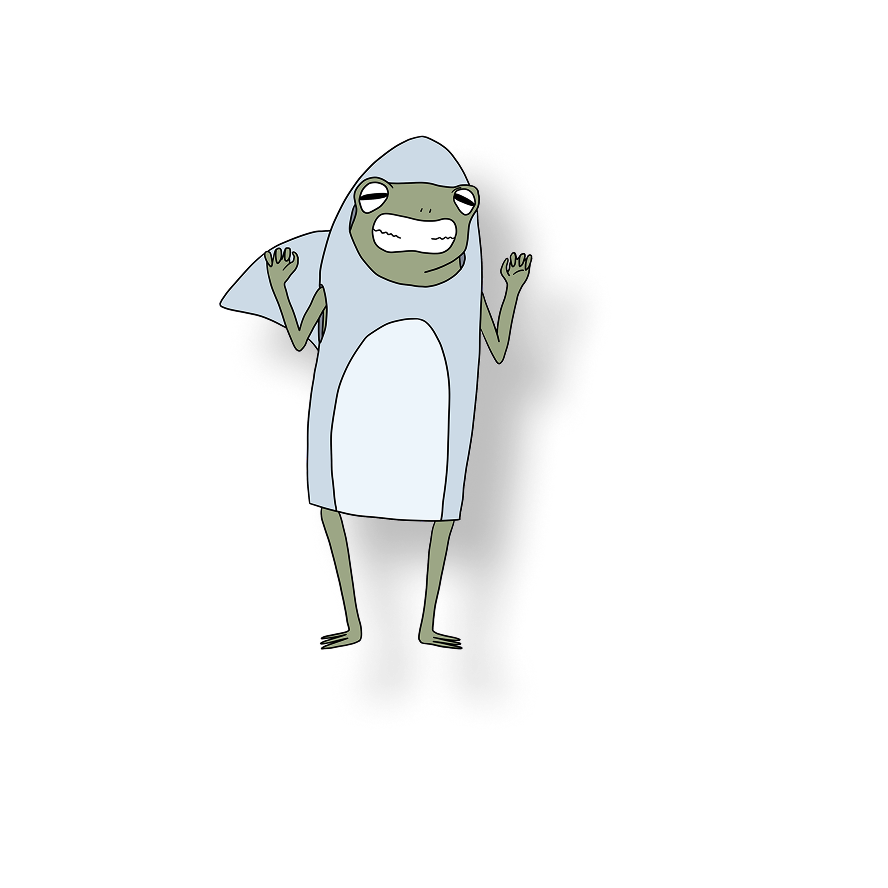 shark frog
