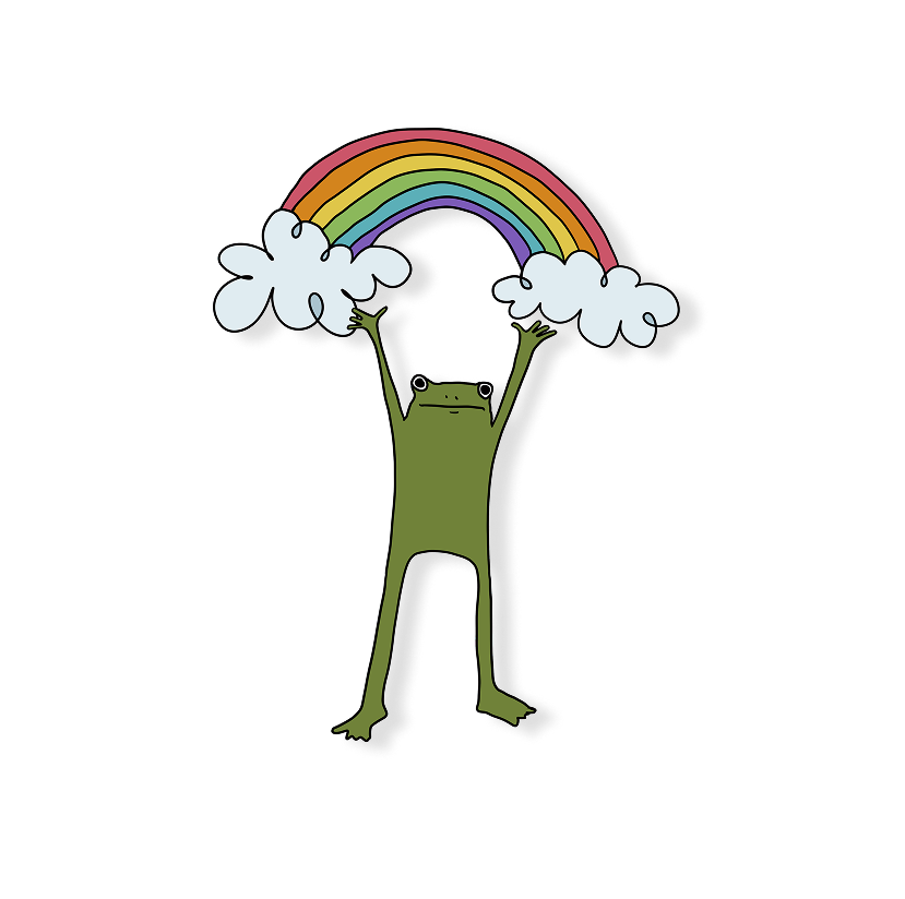 show the rainbow frog